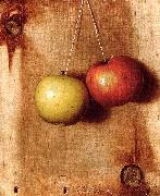 DeScott Evans De Scott Evans: Hanging Apples oil painting